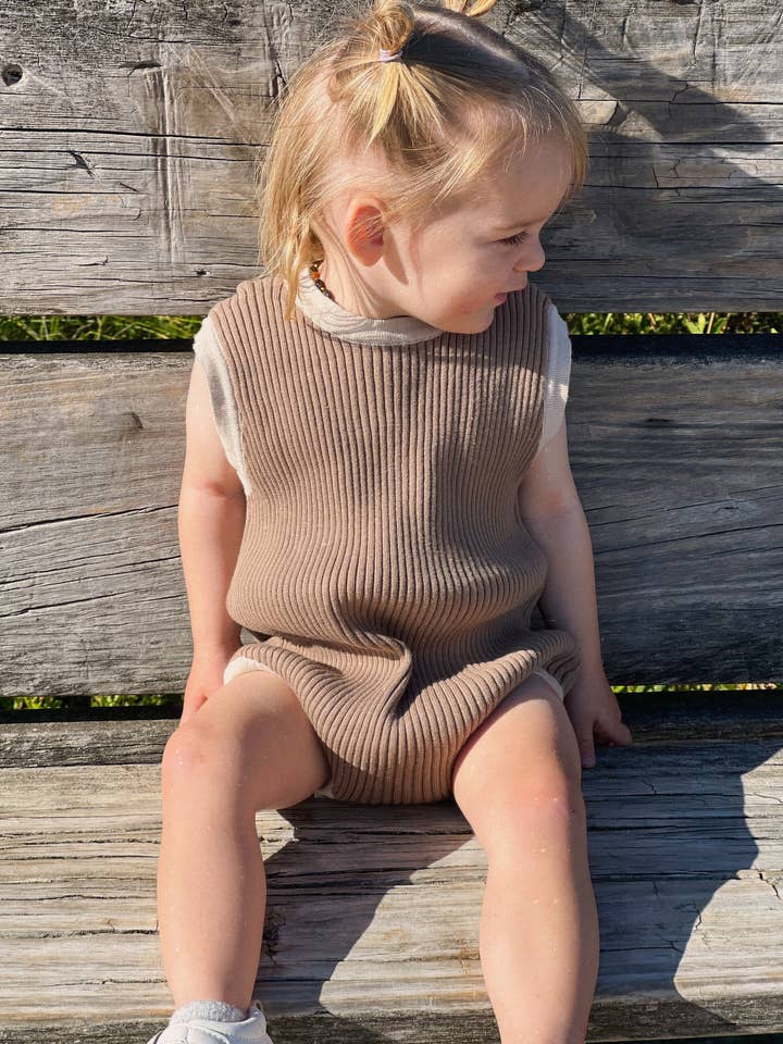 Summer Days Romper - Coconut for wholesale by COKO baby