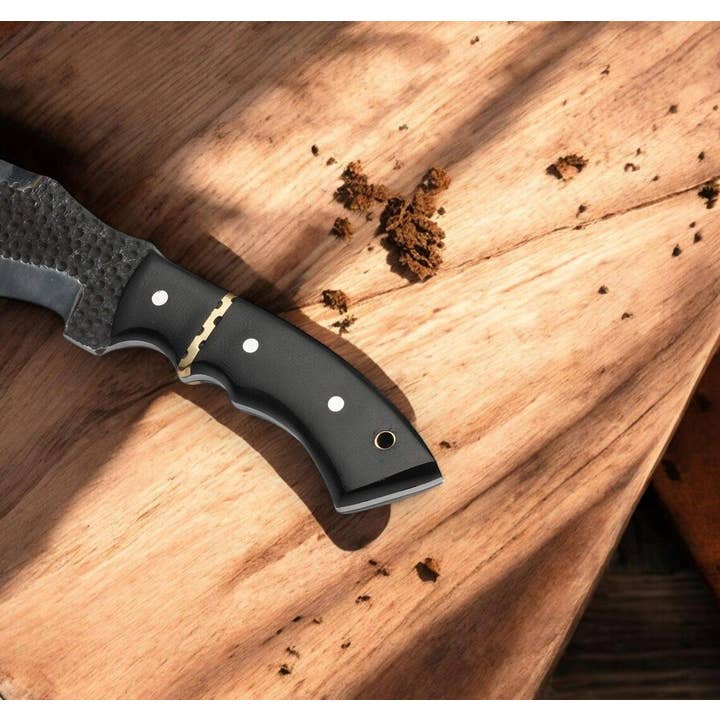 Deer Edge - Wholesale Pocket Knife/Holder - Handmade Damascus Steel Bushcraft Knife Perfect for Outdoor3