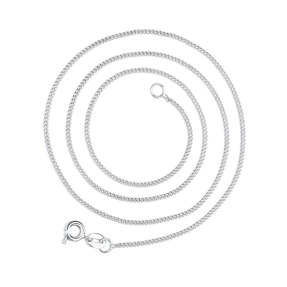 Amy and Annette - Vente Collier maille et chaîne - Chaînes cubaines en or blanc 14K3