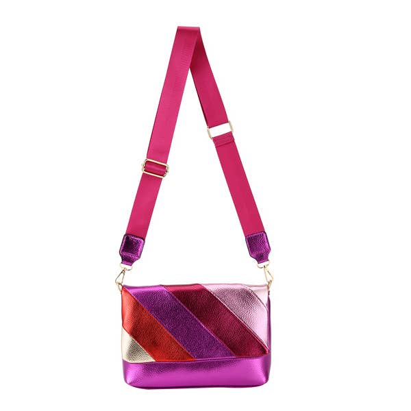 Nima Accessories Inc - Wholesale Shoulder Bag - Women's - Ladies Faux Leather Metal Multi Color Handbag