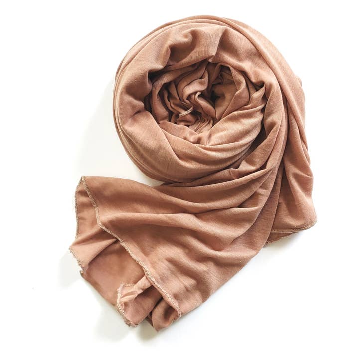 Light Brown Jersey Hijab for wholesale by Tuesday in Love