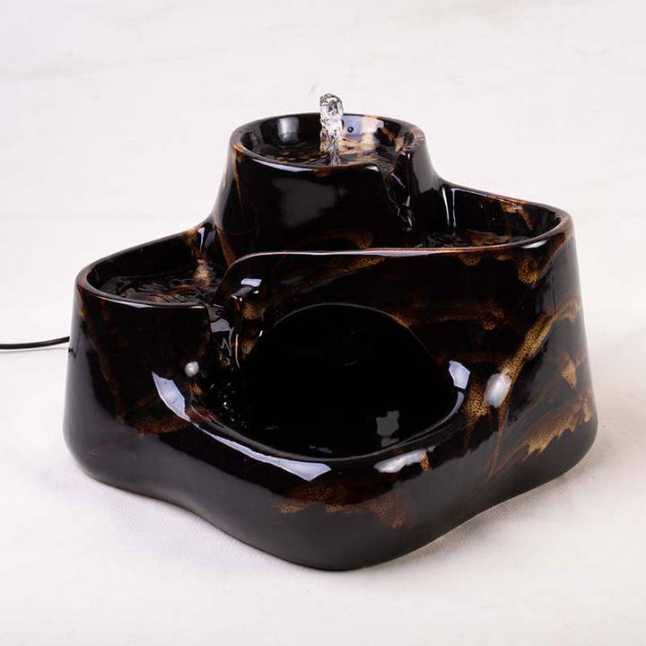 Miaustore – wholesale Husdjursskål - Katt och hund – Miaustore keramisk dricksfontän mini7