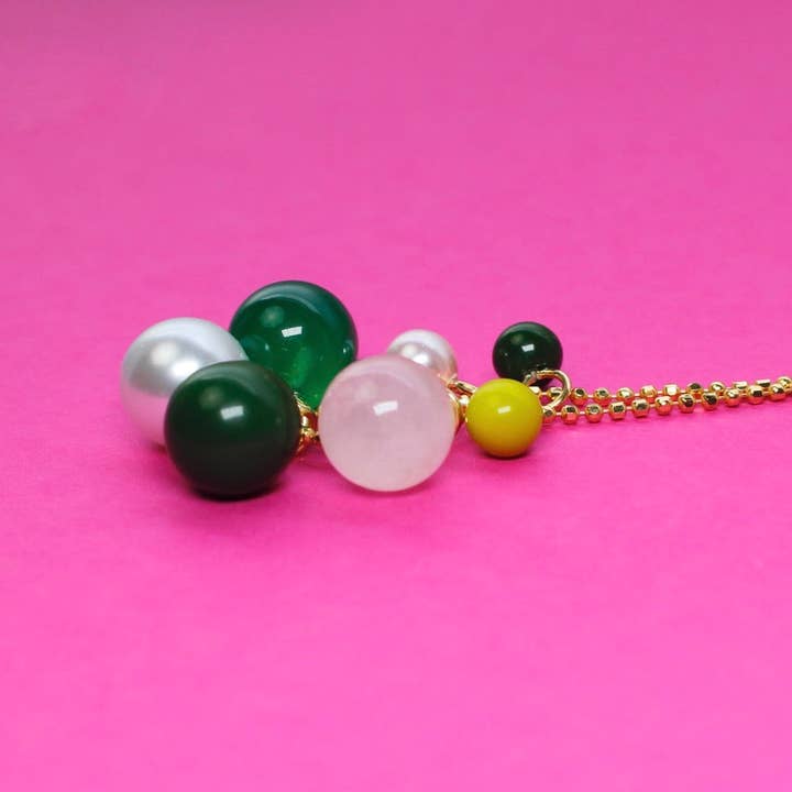 BaBa Jewellery for happiness - Wholesale Pendant/Charm Necklace - "HOPE" – Gold chain with interchangeable pendants for your individual look