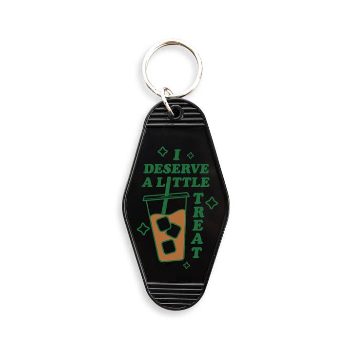 femfetti - Wholesale Keychain - Women's - I Deserve A Little Treat Motel Keychain