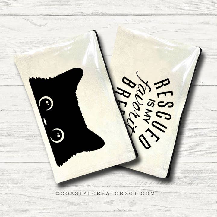 Coastal Creators of Connecticut - Wholesale Pouch - Women's - Love with Paw Multi-Use Canvas Zipper Bag2