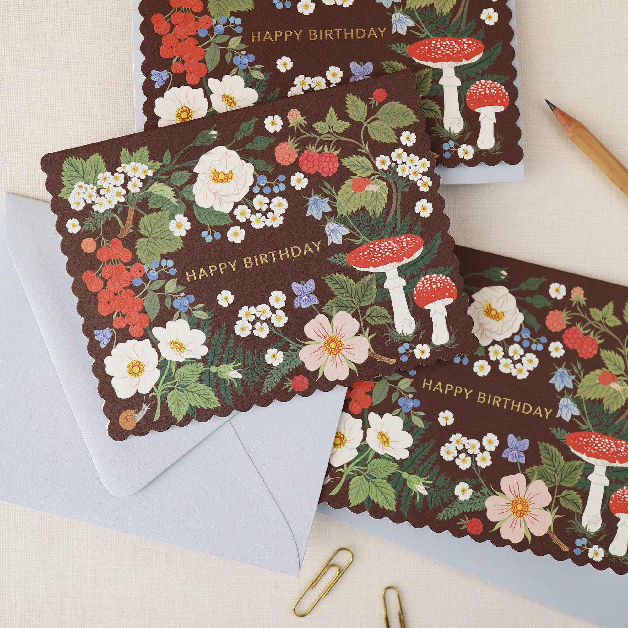 Botanica Paper Co. - Wholesale Birthday Card - WOODLAND BIRTHDAY | greeting card1