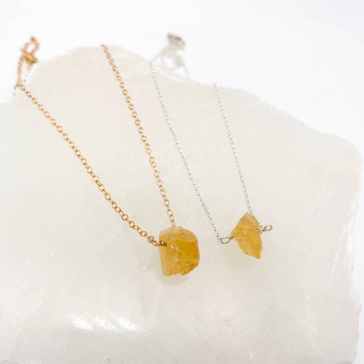 Luna Pines – Colar pingente/pendente por atacado – Colar citrino todos os dias1