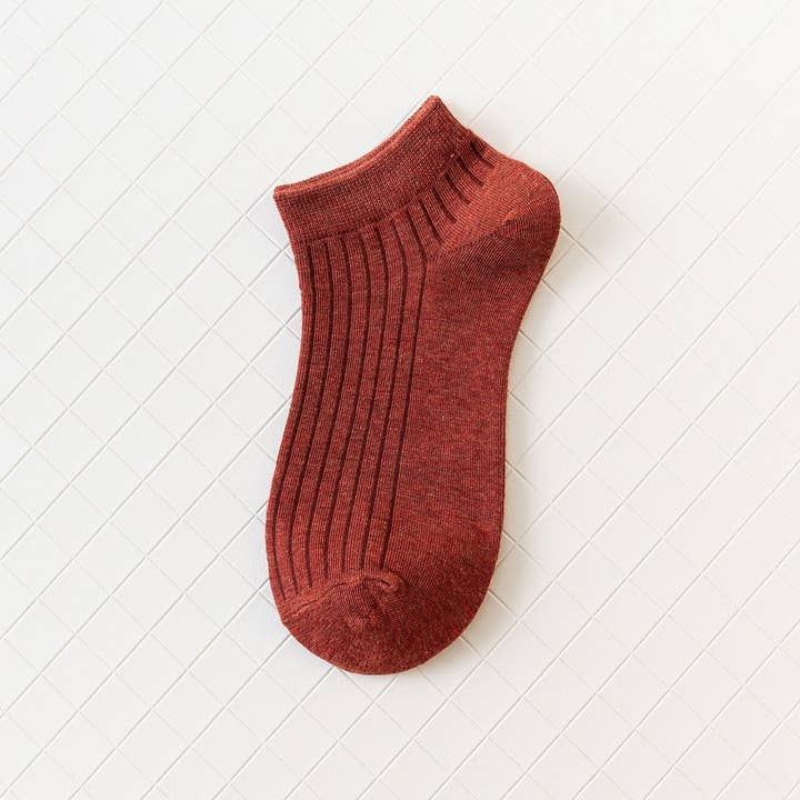 ACCITY - Wholesale Socks - Women's - INSTEP VERTICAL WRINKLE ANKLE SOCKS_CWMS0902