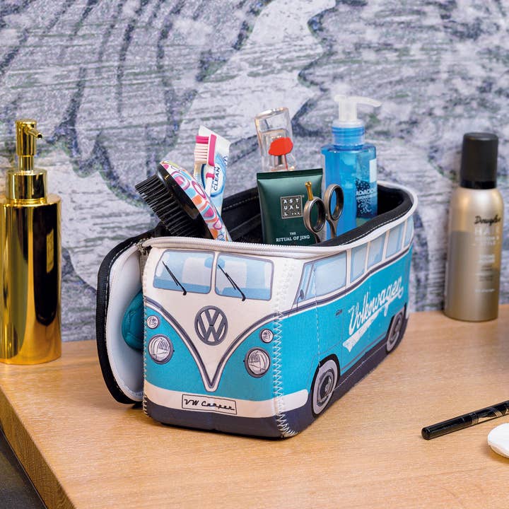 VW Collection by BRISA - Wholesale Toiletry Bag - Unisex - VW Bus Travel Office Outdoor Toiletry Bag Case – TRQ(L)3