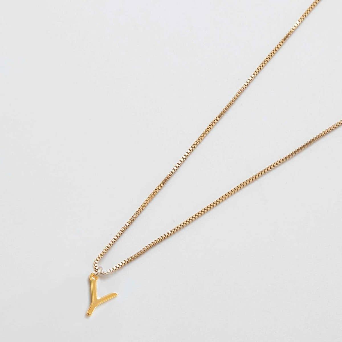 Admiral Row Jewelry - Wholesale Pendant/Charm Necklace - 14k Gold Filled Dainty Initial Charm Necklace - Gift Jewelry25