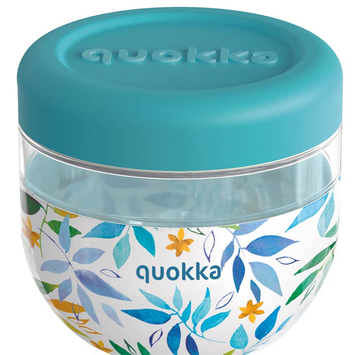 QUOKKA - Wholesale Food Storage Container - MS FOOD CONTAINER WITH SILICONE CASE BUBBLE WATERCOLO0
