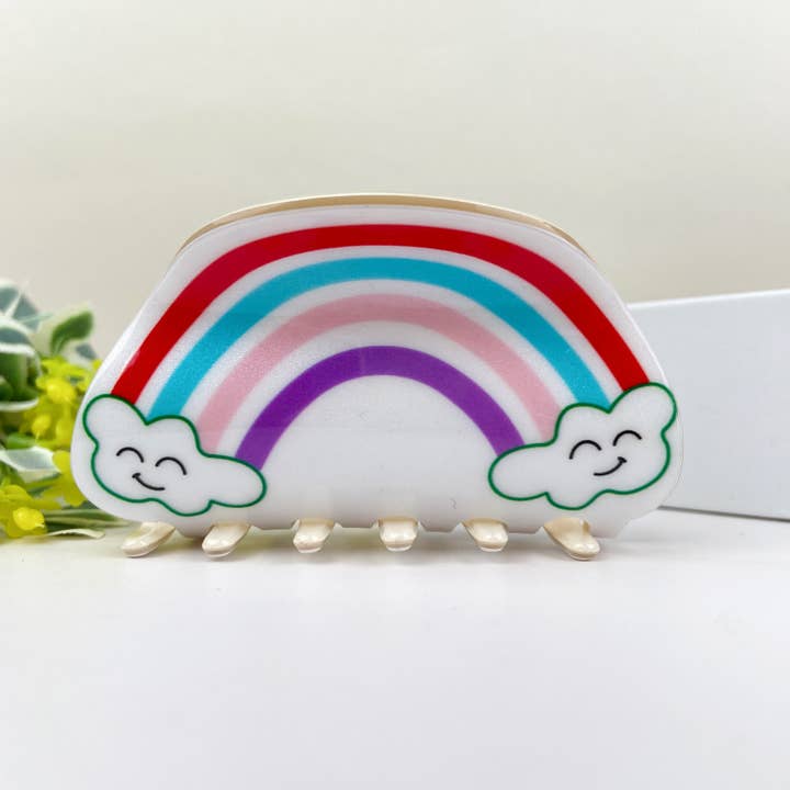 mildstyles - Wholesale Hair Clip - Women's - Cute Cartoon Rainbow Hair Clip