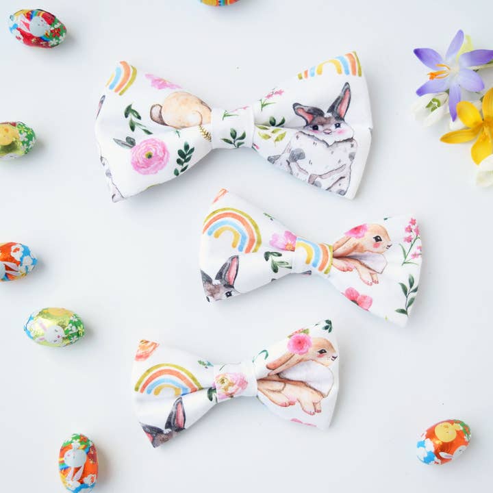 Nœud papillon pour chat ou chien de Pâques, nœud papillon pour animal de compagnie lapin de printemps pour la vente par CrazyCoolCat