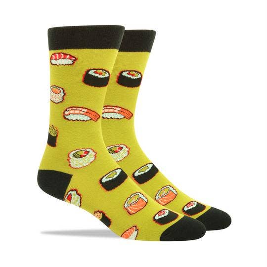 Sushi Men's Socks for wholesale by Patches and Pins