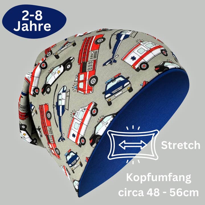 HECKBO - Wholesale Beanie - Kids - Kids Beanie Hat & Loop - Emergency Vehicles3