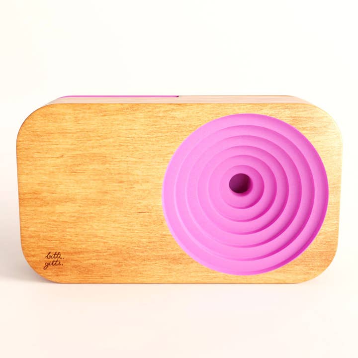 Bitti Gitti Design Workshop - Wholesale Speakers - Pinky Pink Wooden Sound System0