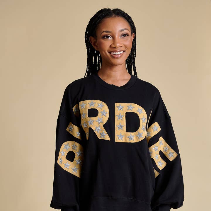 O Pulôver com Mangas Bufantes | Purdue por atacado de Stewart Simmons