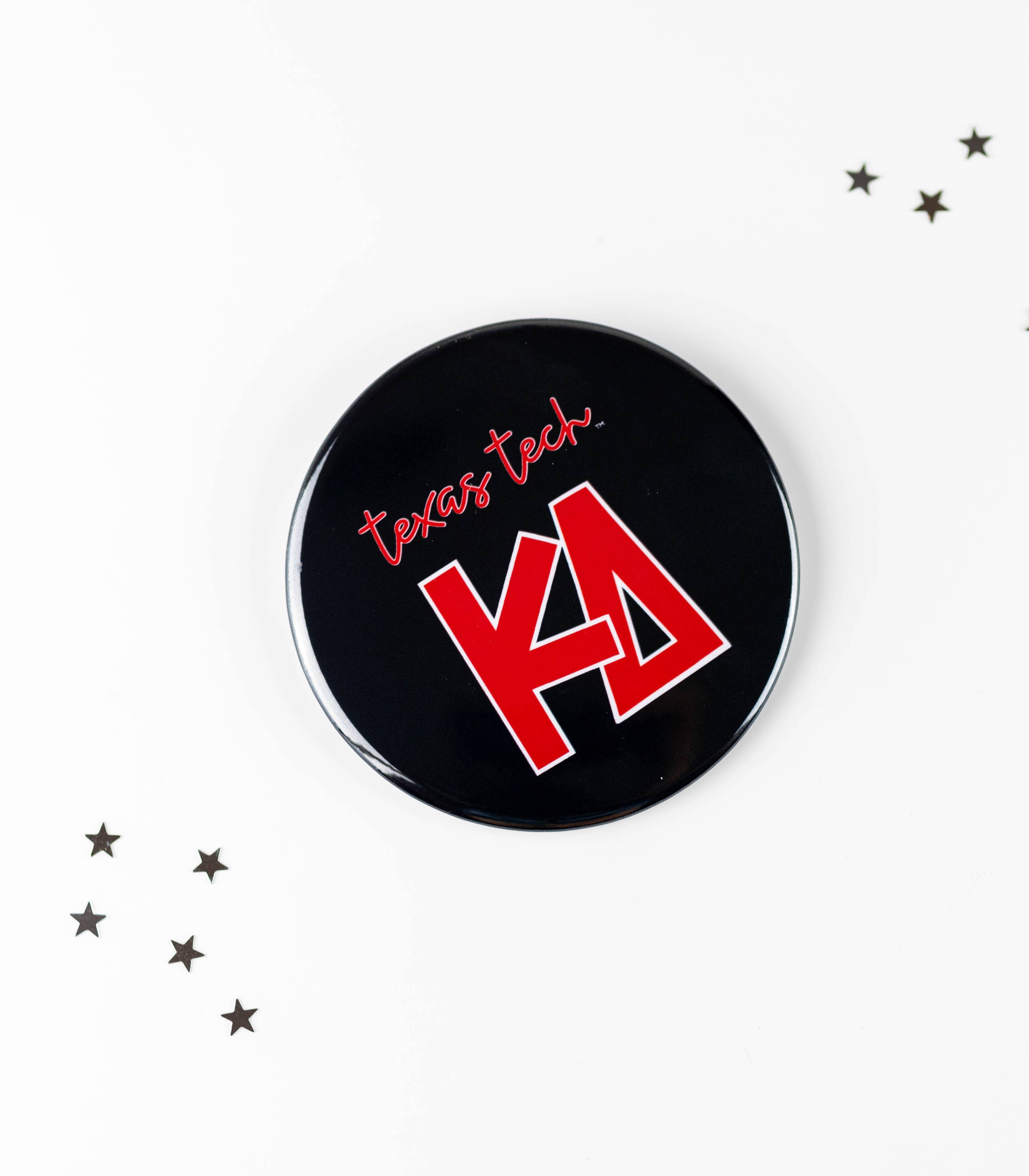 Tailgated Co. – Alfinete/botão de lapela por atacado – Botão de Dia de Jogo da Irmandade Kappa Delta Texas Tech2