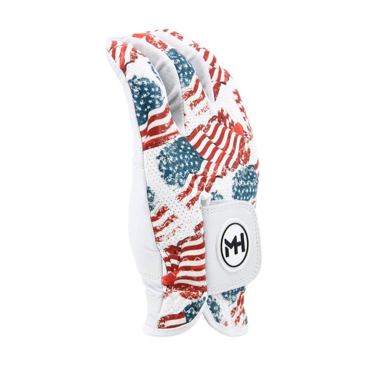 Drapeau USA Gant de golf pour homme avec drapeau patriotique des États-Unis | MULLIGAN HOOLIGAN® en vente sur Faire4