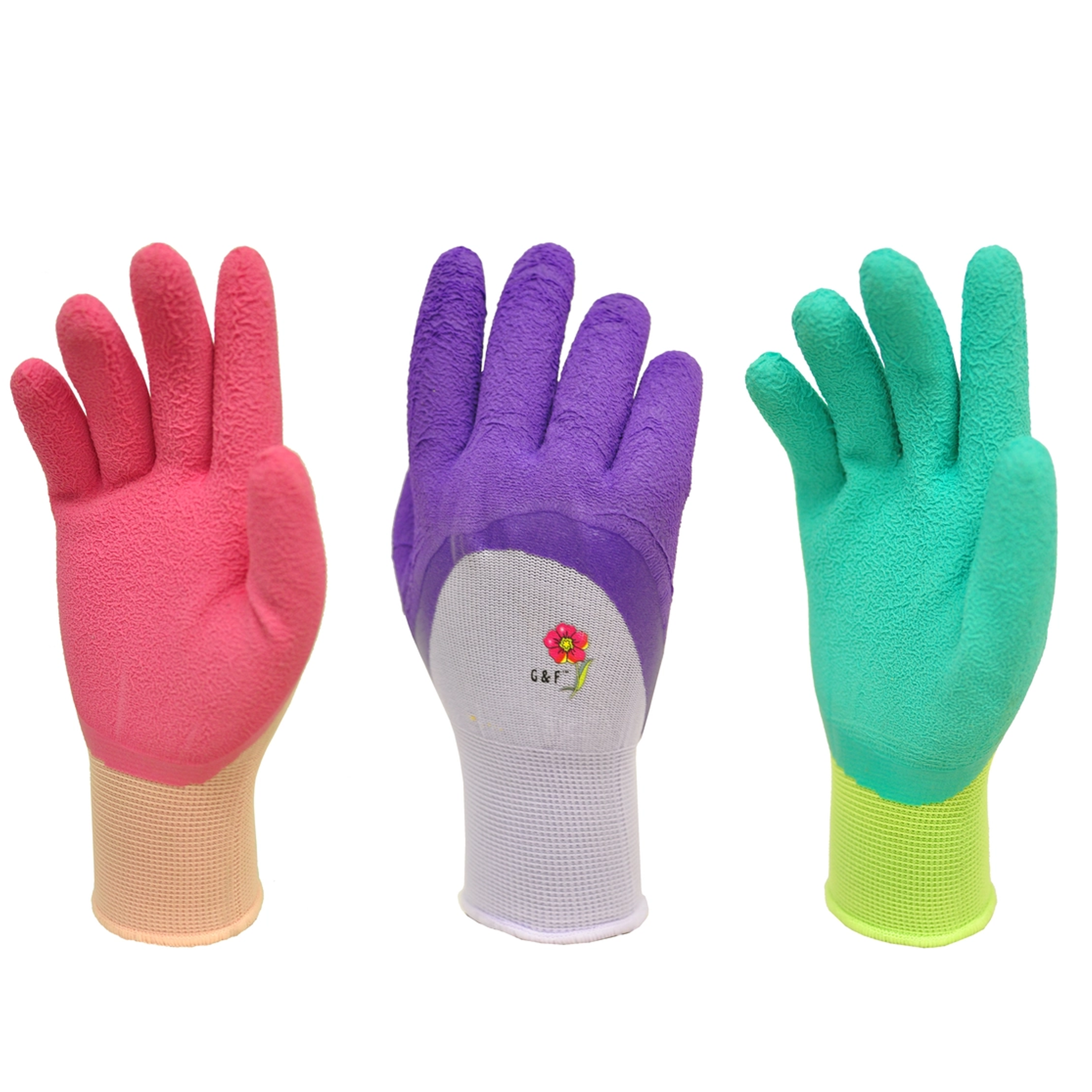 G & F Products - Wholesale Garden gloves - Women MicroFoam Coated Gardening Gloves Durable Flexible 3Pc10