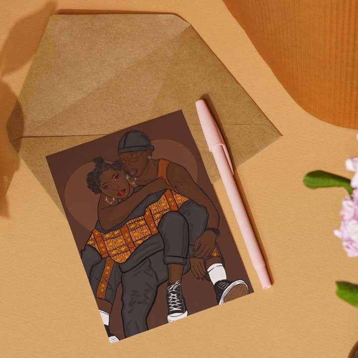 Hilsen kort - Din fod, min fod for engroshandel hos Afro Garden