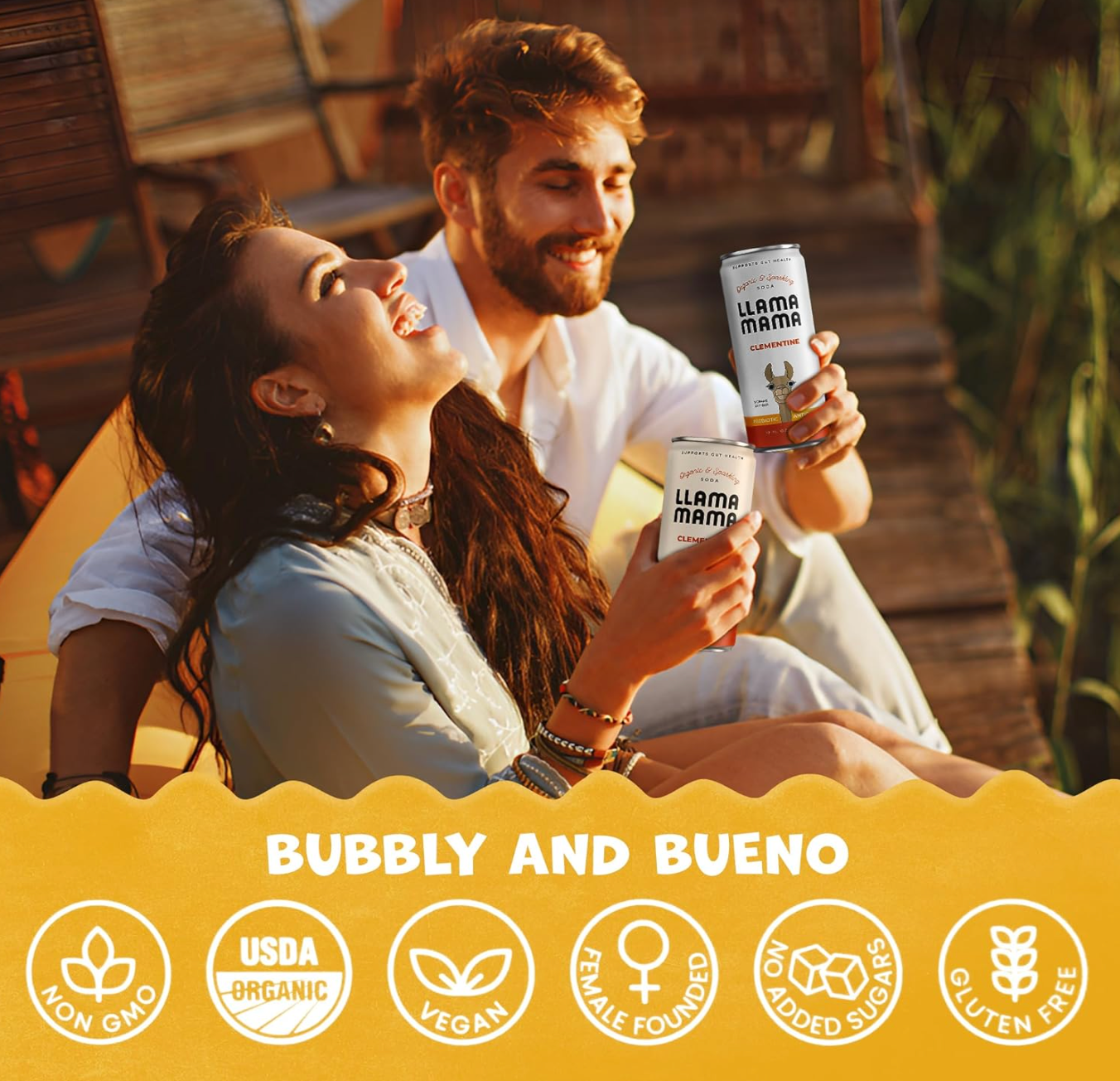 Llama Mama - Wholesale Soda/Carbonated Drink - Clementine 6