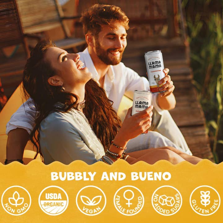 Llama Mama - Wholesale Soda/Carbonated Drink - Clementine 6