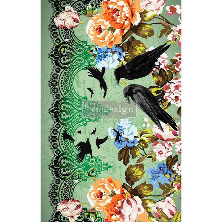 Redesign With Prima Decoupage Paper Cece Retrogarden 19"x30" for wholesale by Redesign with Prima