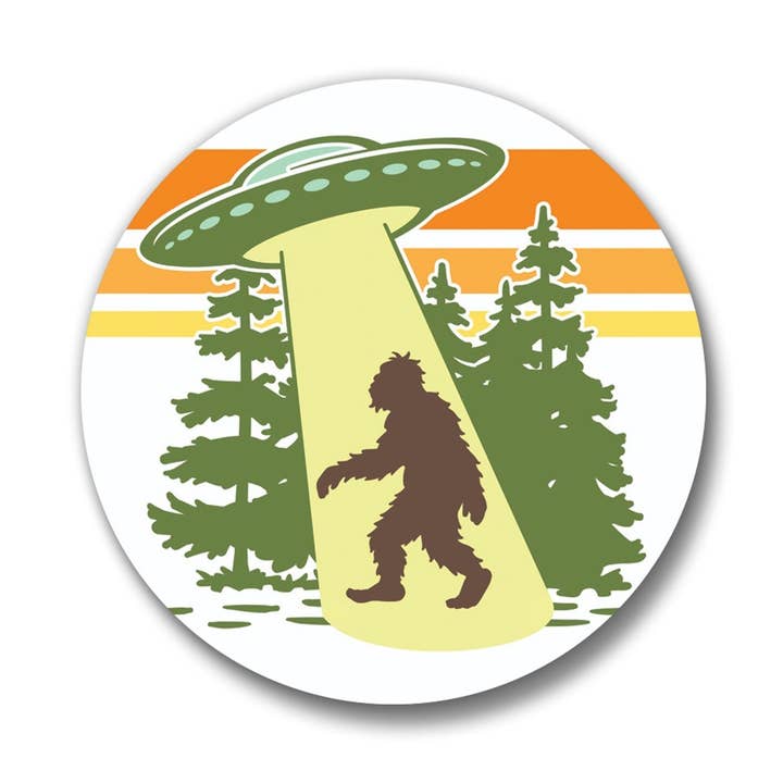 UFO-utomjording knappnål – matt 1,25 tum, 6-pack för wholesale av Two Little Fruits