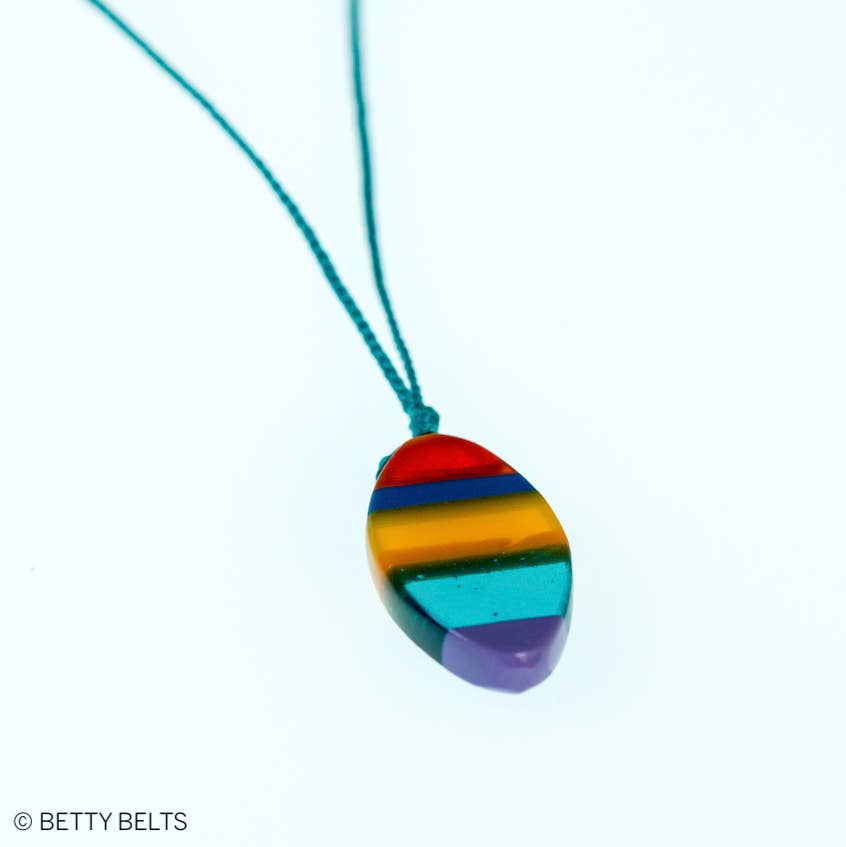 Betty Belts | Ocean Lovers® - Wholesale Pendant/Charm Necklace - Surfy Necklace - Upcycled Surfboard Resin4