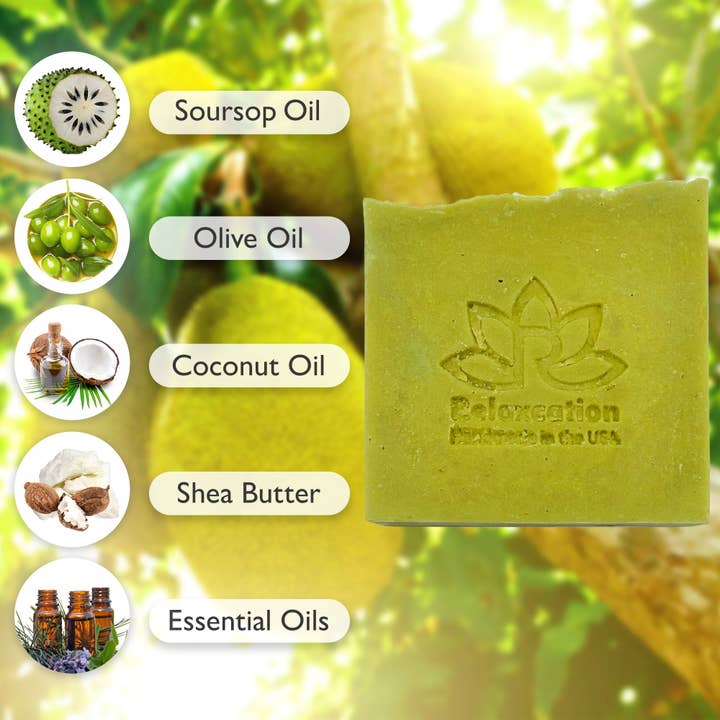 Relaxcation - Wholesale Bar Soap - Soursop Nourishing Soap Bar2