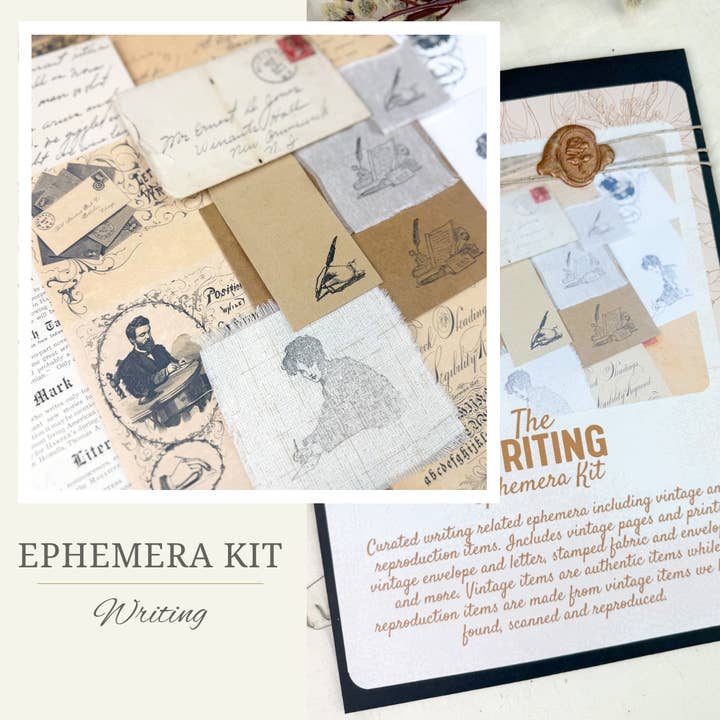 A House of Books - Wholesale DIY Craft Kit - Writing Ephemera Kit for Paper Crafting0