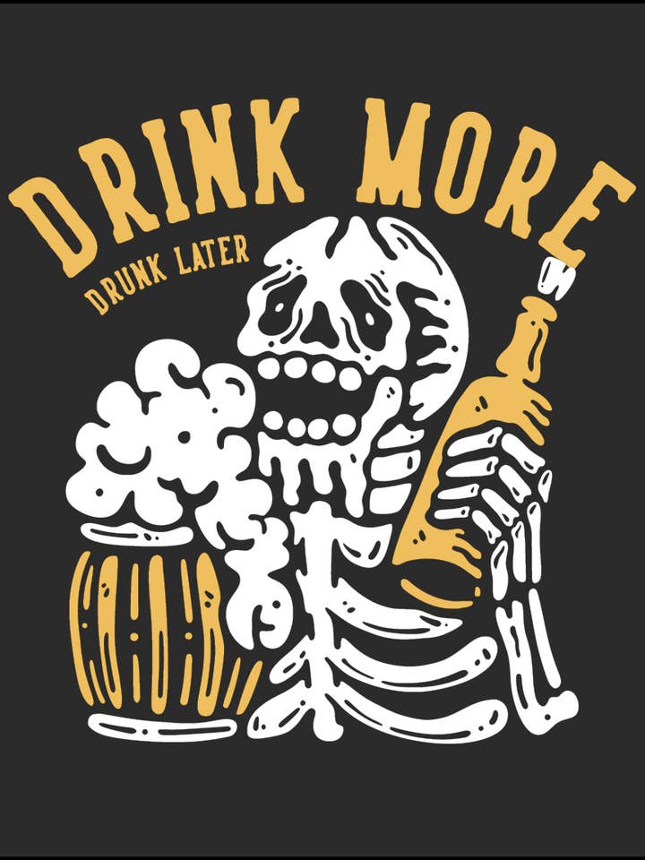 Drink More - Beer Sticker for wholesale by Inspire 360