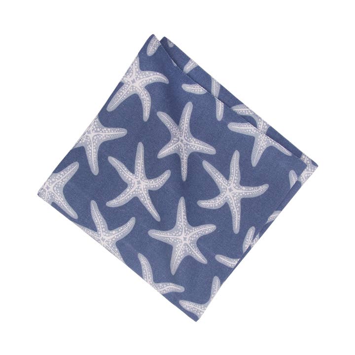 Coastal Calming Seas Starfish Napkin for wholesale by C&F Home