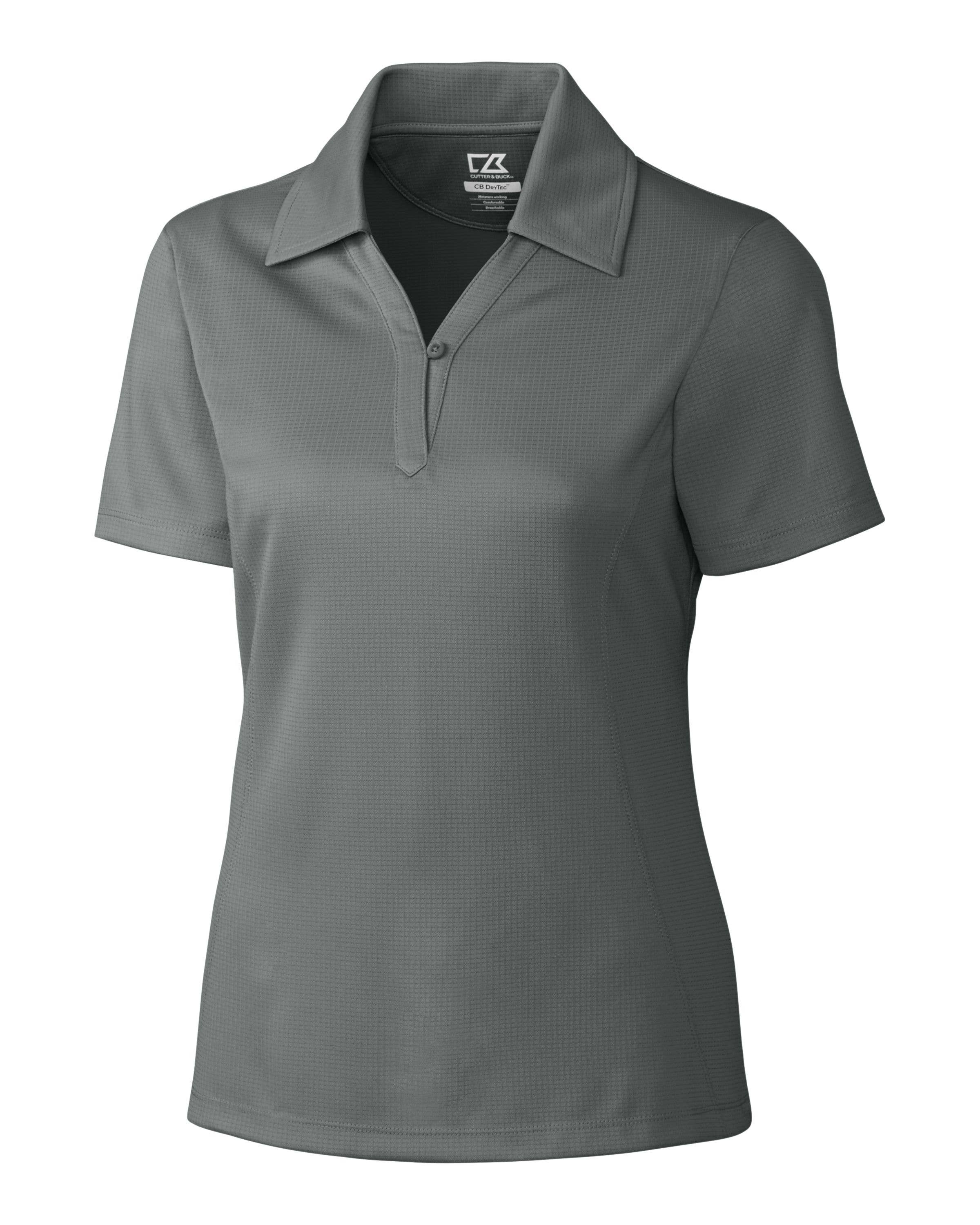 Cutter & Buck - Wholesale Polo - Women's - Cutter & Buck CB Drytec Genre Textured Solid Womens Polo0