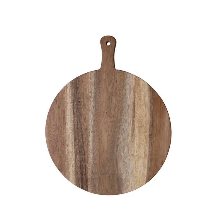 High crafty – wholesale Cutting board – Suar Wood Cheese & Cutting Board with Handle – Modern Rustic0
