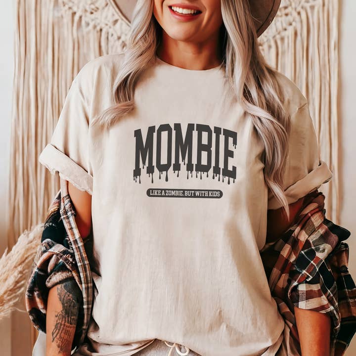 Trendznmore - Modern Graphic Apparel - Wholesale T-Shirt (Graphic) - Women's - Mombie Halloween Graphic T-Shirt2