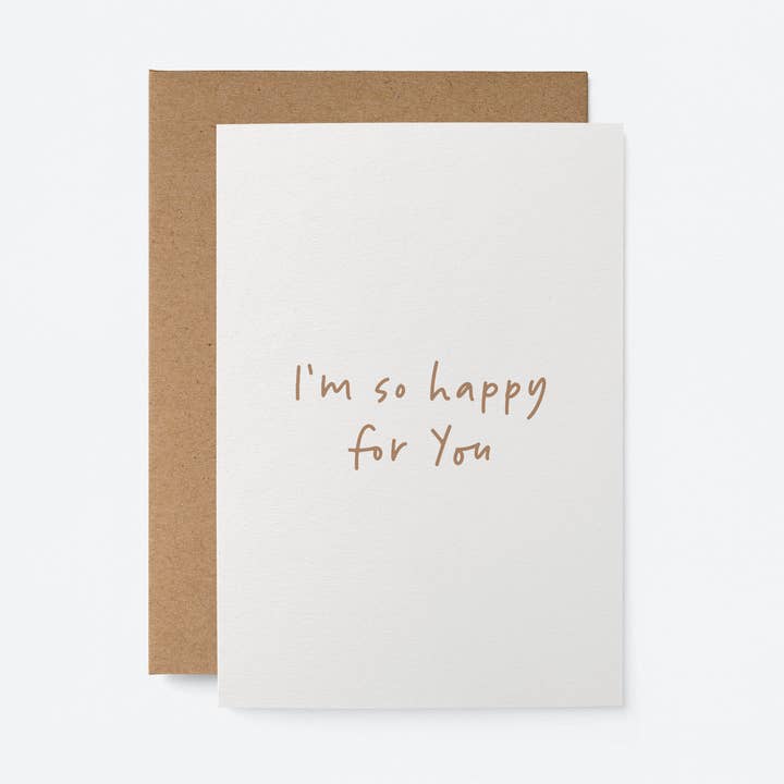 Me alegro mucho por ti para venta al por mayor de The Kind Words Co.