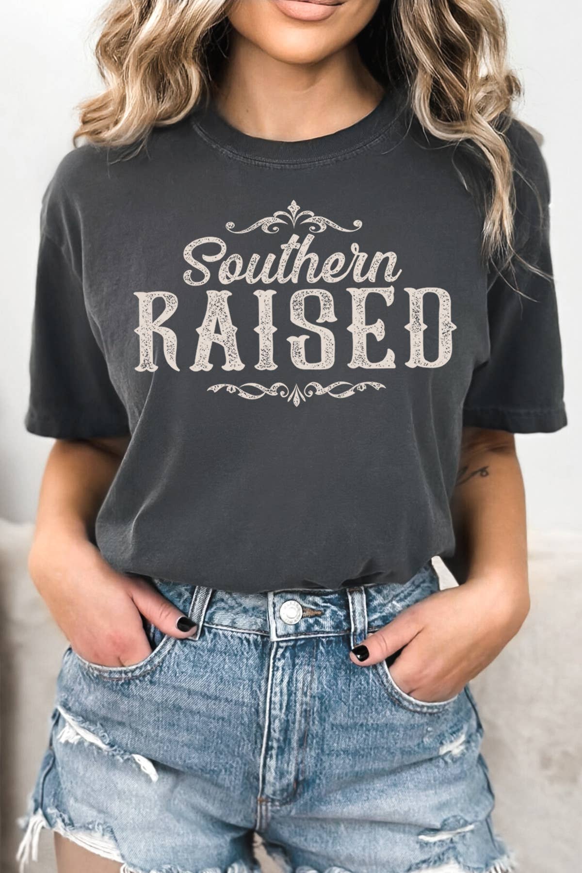 BouTeeQue Closet - Wholesale Screen Printed T-Shirt - Women's - BT1957 t Southern Raised6