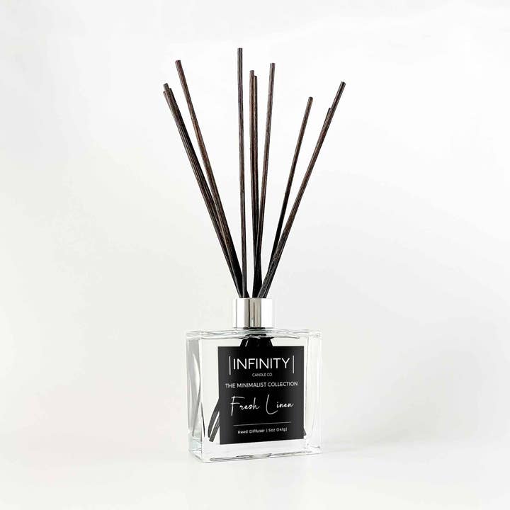 Fresh Linen Reed Diffuser - The Minimalist Collection for wholesale by Infinity Candle Co