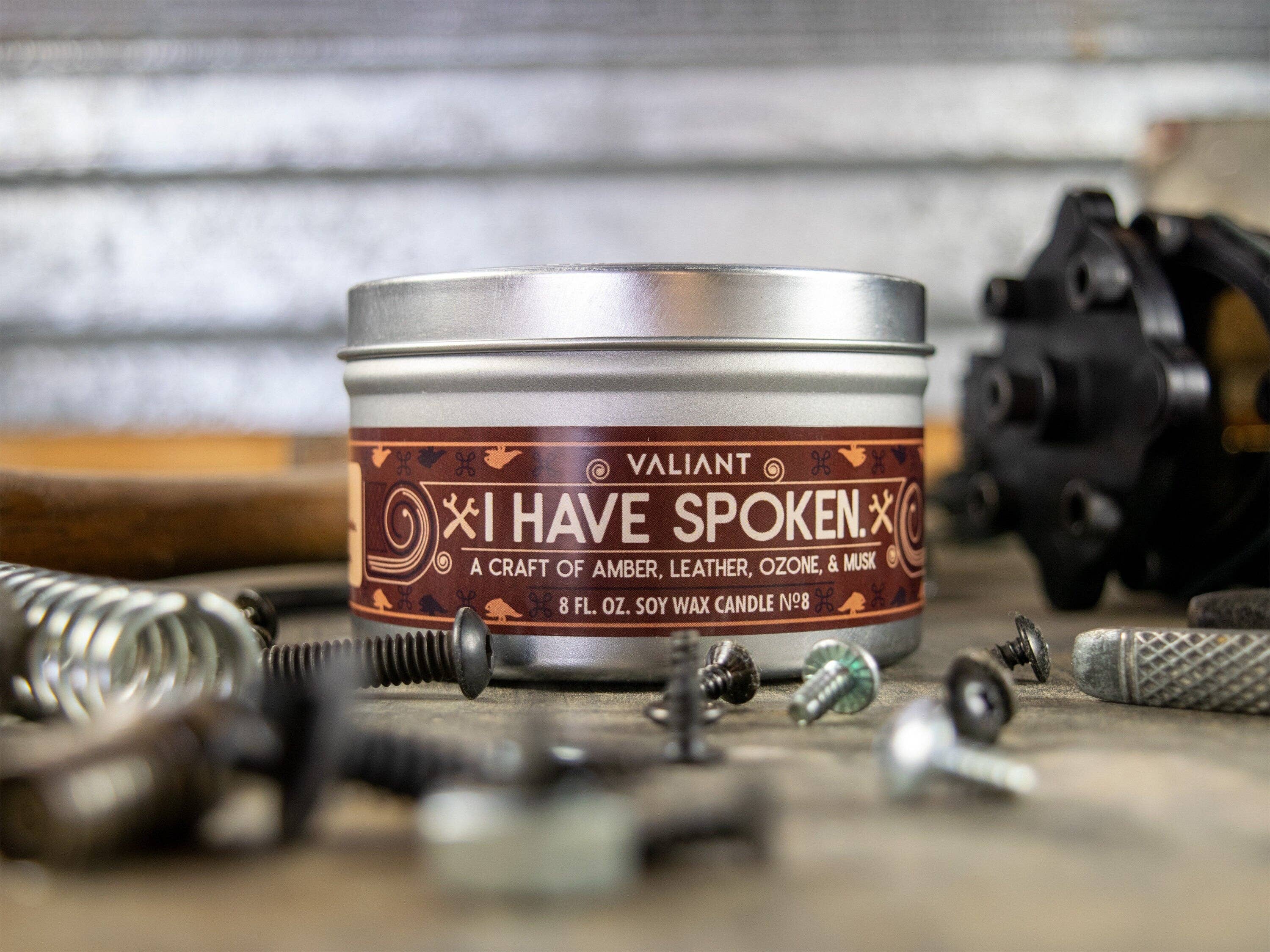 Valiant Candle - Wholesale Travel Candles - I Have Spoken Candle2