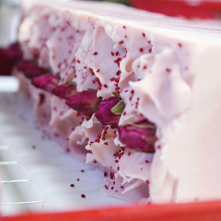 Raw Blossom - Wholesale Bar Soap - Wild Rose Artisan Soap Bar