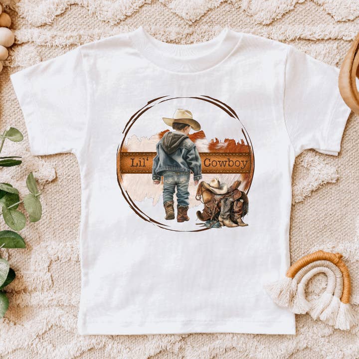 Camiseta Infantil Vaquera Pequeño Cowboy para venta al por mayor de AvaryMaeInspirations