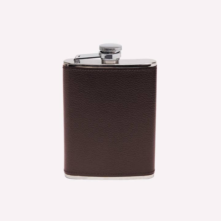 Campbell's of Beauly x Ettinger 6oz Hip Flask for wholesale by Ettinger