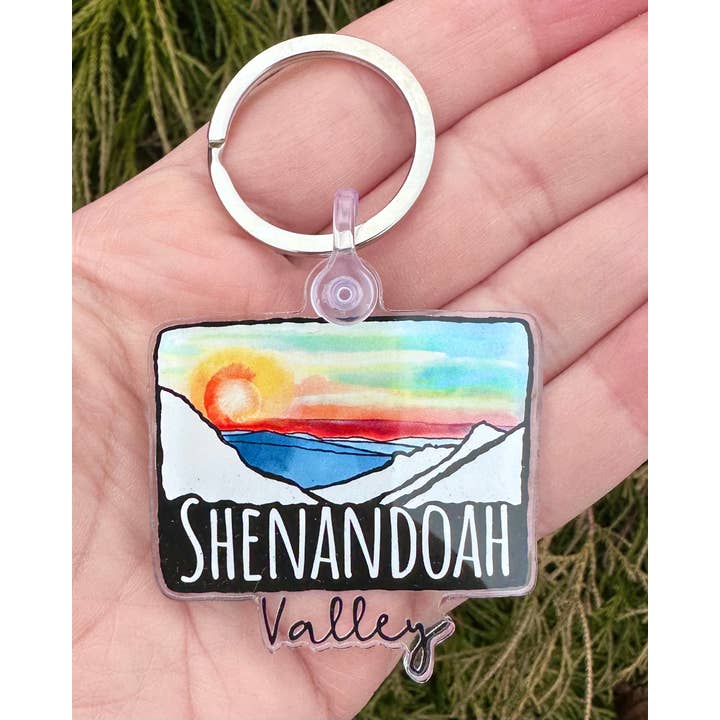 Shenandoah Valley Keychain for wholesale by Sweetgum Studio