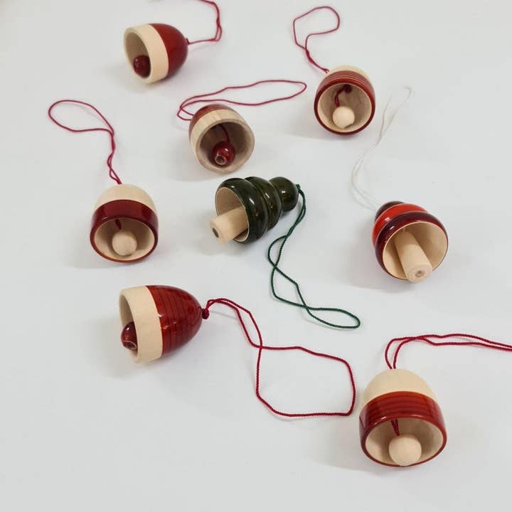 Mela Artisans - Wholesale Ornament Set - Christmas Tree Ornaments – Assorted Bells | Set of 80