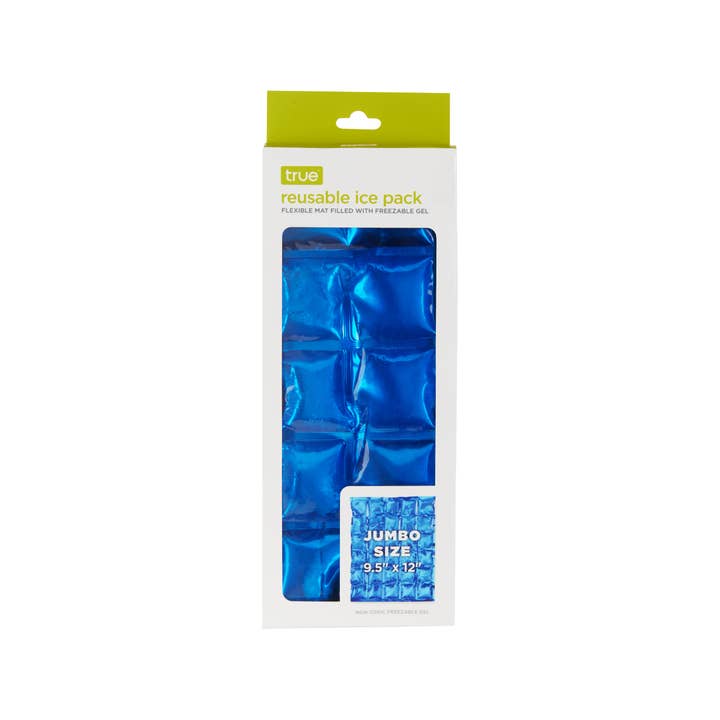 TRUE - Wholesale Ice Pack - Jumbo Size Reusable Flexible Ice Pack w/ Freezing Gel