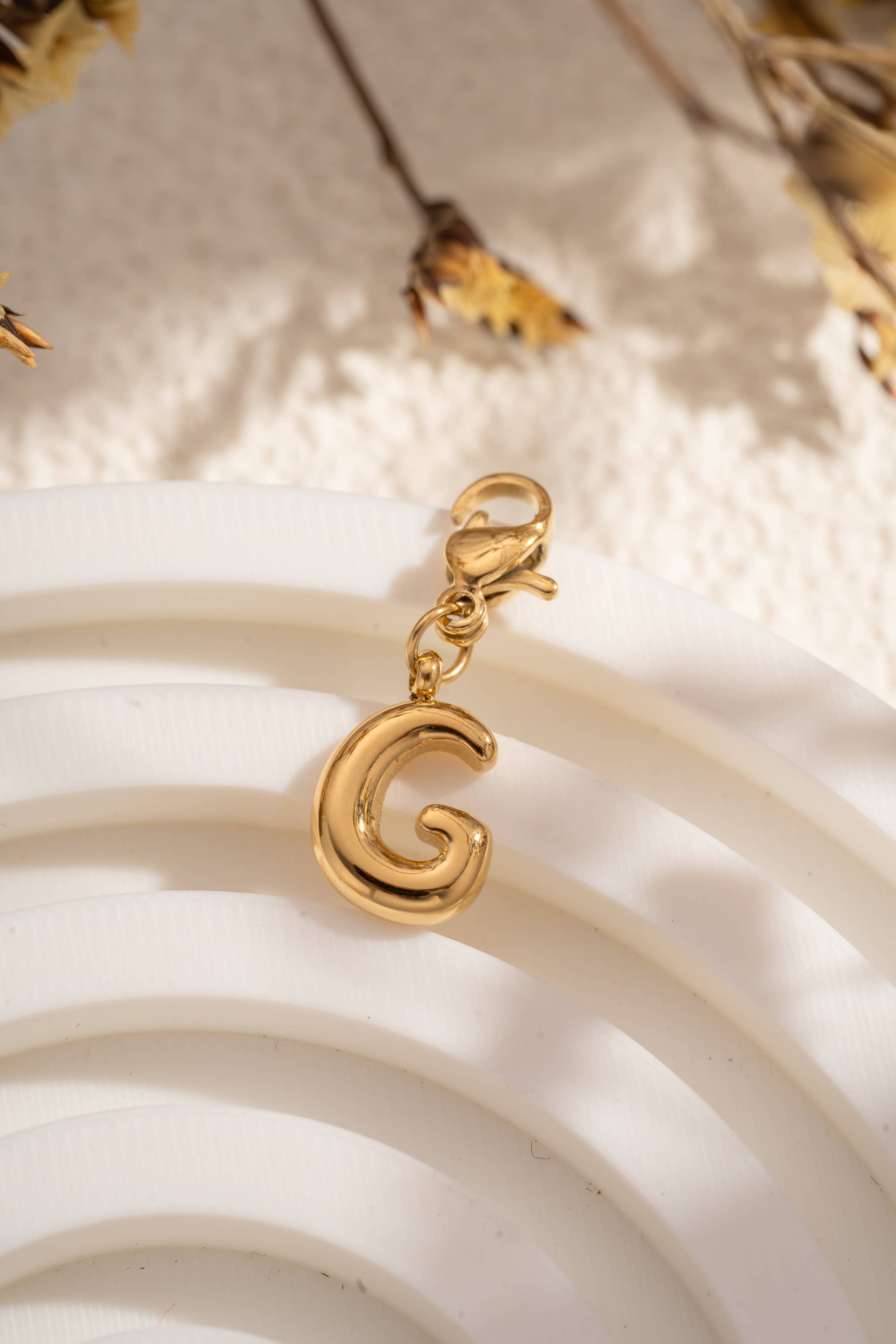 COSMOS - Vente Breloques/médailles personnalisées - Lot 26 Lettres Alphabet Acier Inoxydable Personnalisable10