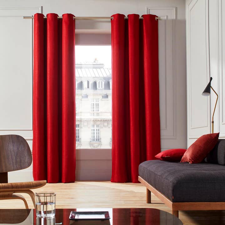 Curtain With Grommets Coconut (55.1"x137.8") for wholesale by Madura