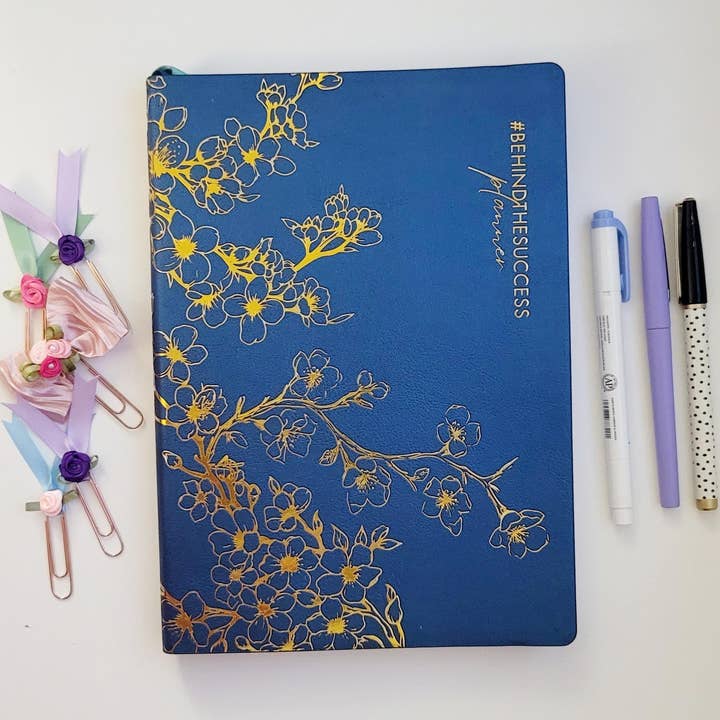 Produktivitäts-Lebensplaner mit Dankbarkeits- und Ausgaben-Tracker für den Großhandel von #BehindTheSuccessPlanner